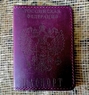 Обложка на паспорт, бордовая